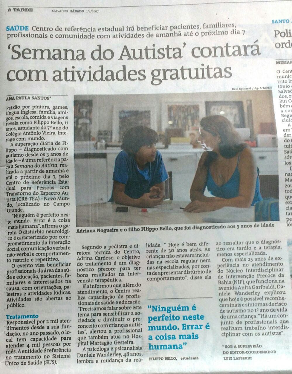 Semana do Autismo contará com atividades gratuitas